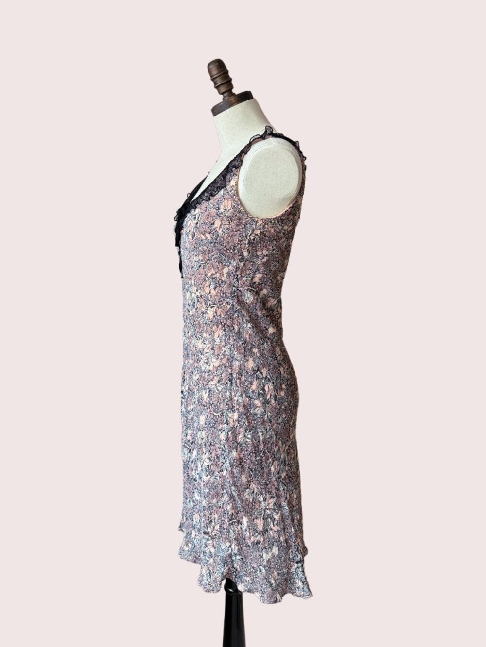 Vintage Max Studio Floral Silk Dress - Picture 2 of 5
